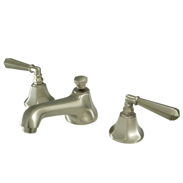 Kingston Brass KS4468HL 8" Widespread Bathroom Faucet, Brushed Nickel KS4468HL - main